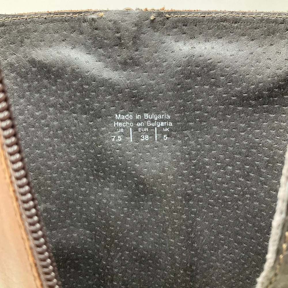 Aldo Brown Leather Riding Boots - Picture 12 of 14